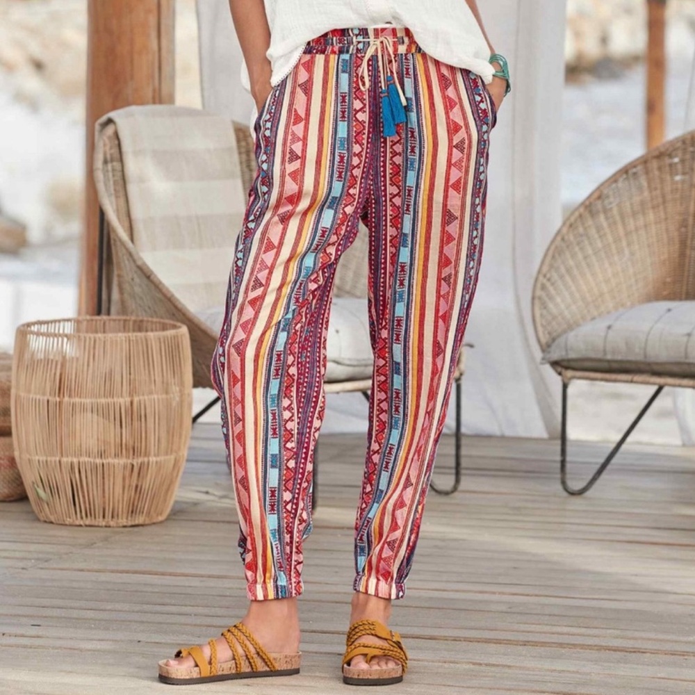 Sundance Jessenia Joggers Boho Printed Size Small
